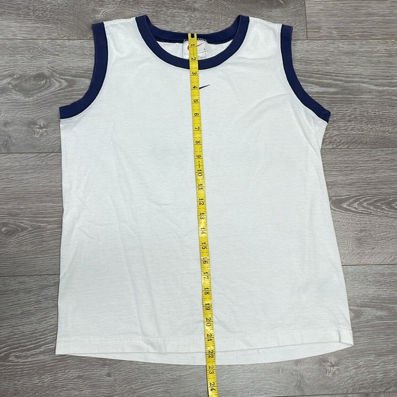 Vintage Nike Embroidered Center Swoosh Crewneck Tank Top L - Picture 6 of 11